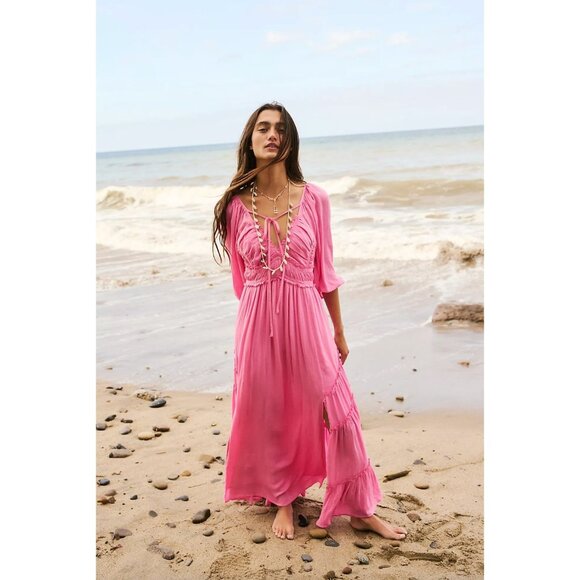 Free People Dresses & Skirts - Free People You're A Jewel Maxi In Pink Size XS